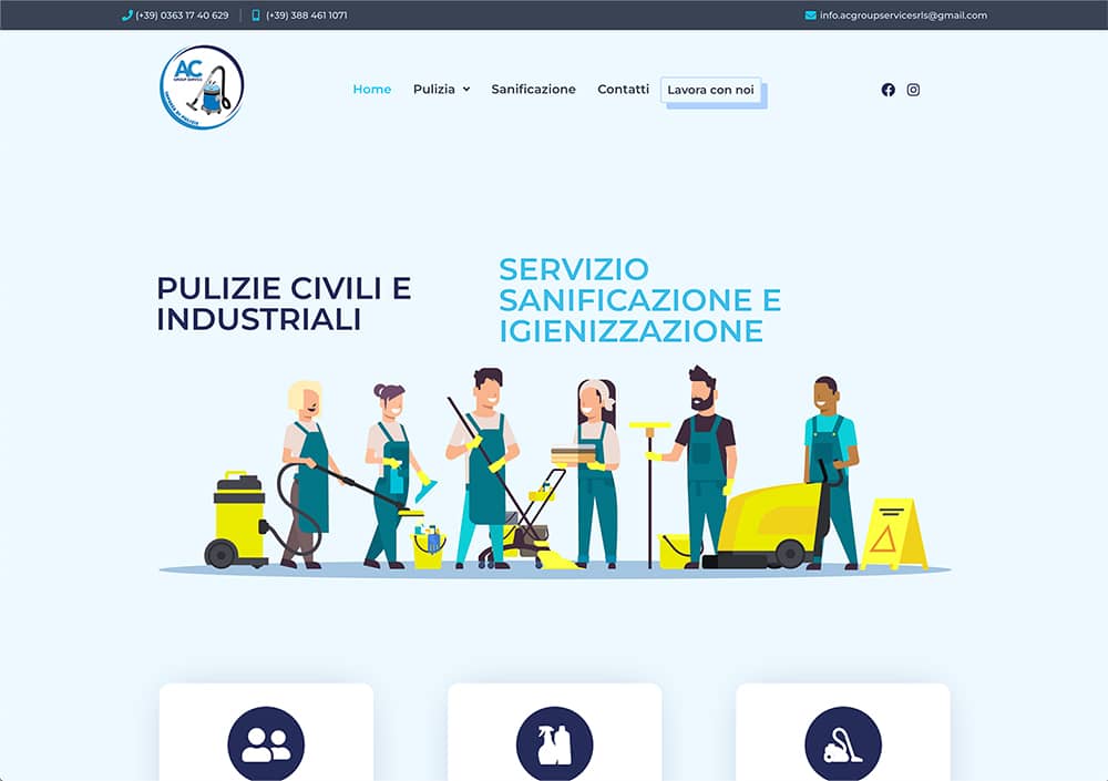 homepage sito